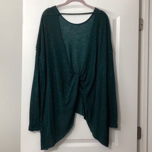 Free People open back shirt